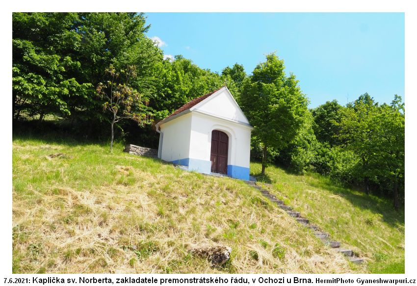 Plošina Skalka, kaplička sv. Norberta, Ochoz u Brna.