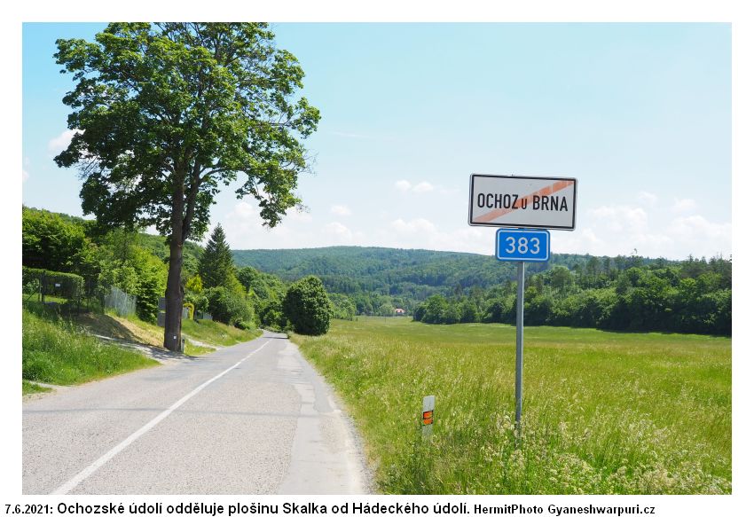 Plošina Skalka, Ochozské údolí.