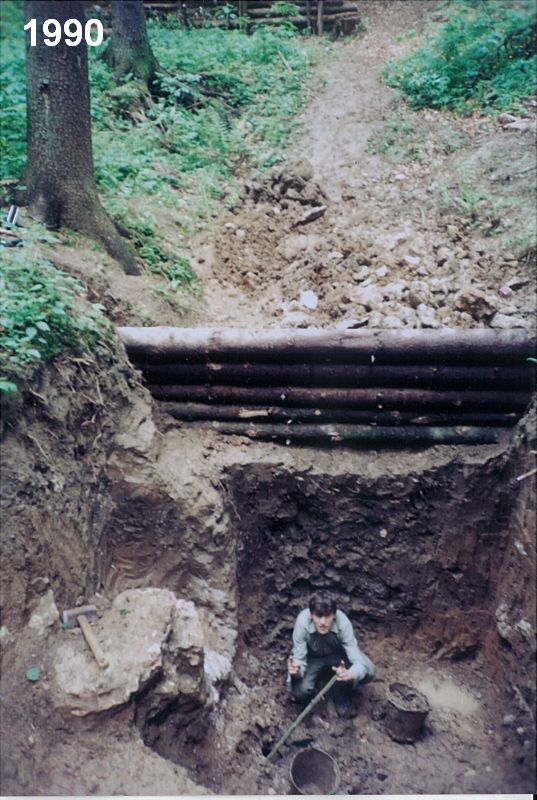 Novodvorský ponor - jeskyně Ponorný hrádek. Václav Peřina