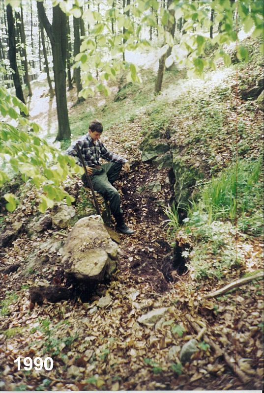 Novodvorský ponor - jeskyně Ponorný hrádek. Jeskyně Ve Skalce. Zdenek Foltýn.