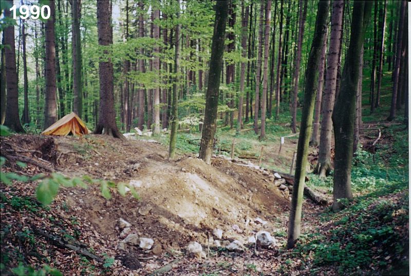 Novodvorský ponor - jeskyně Ponorný hrádek. 
