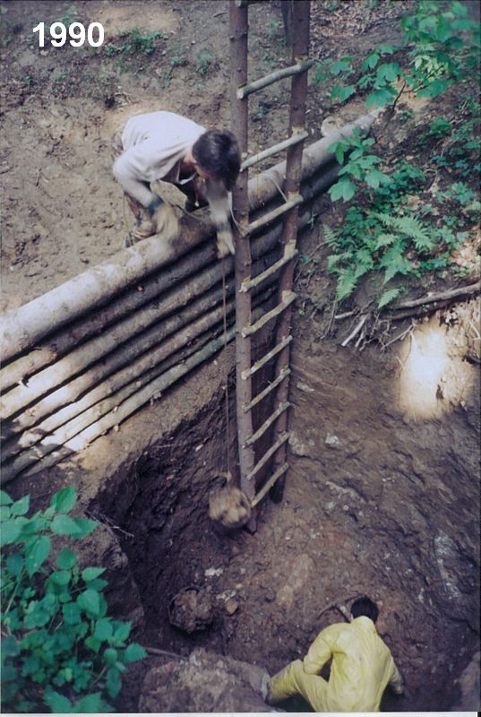 Novodvorský ponor - jeskyně Ponorný hrádek. Jiří Šenkyřík, Zdenek Foltýn